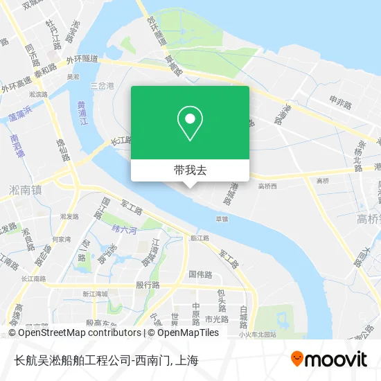 长航吴淞船舶工程公司-西南门地图