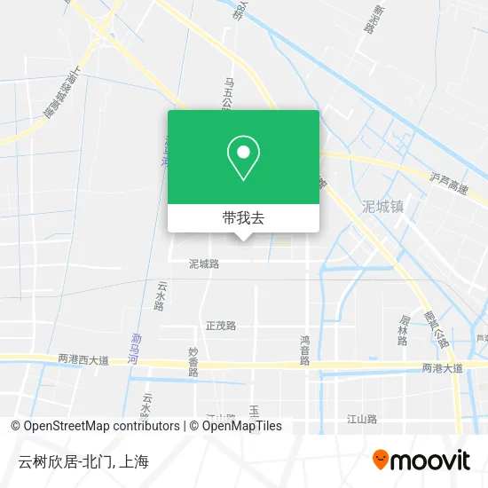 云树欣居-北门地图