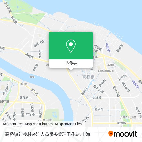 高桥镇陆凌村来沪人员服务管理工作站地图