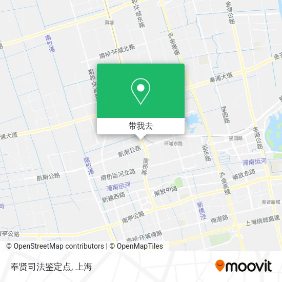 奉贤司法鉴定点地图