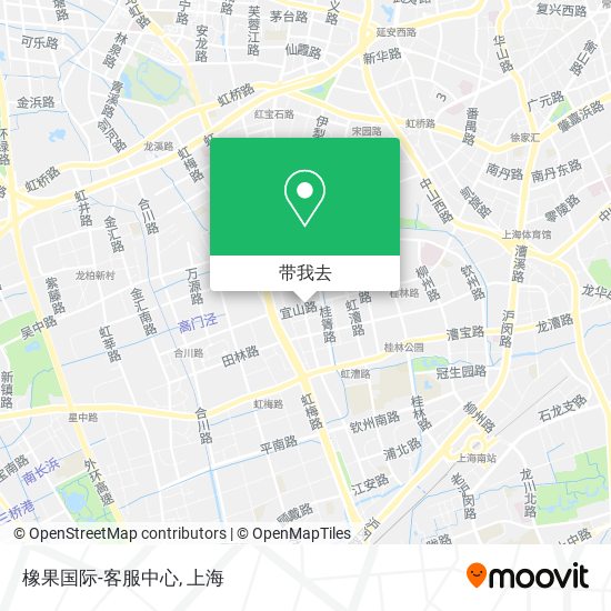 橡果国际-客服中心地图