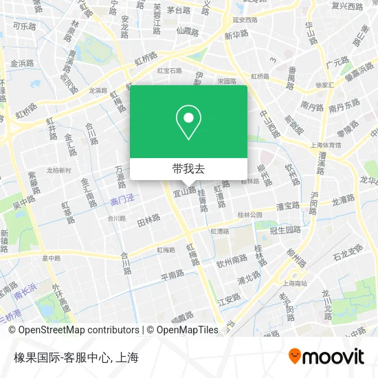 橡果国际-客服中心地图