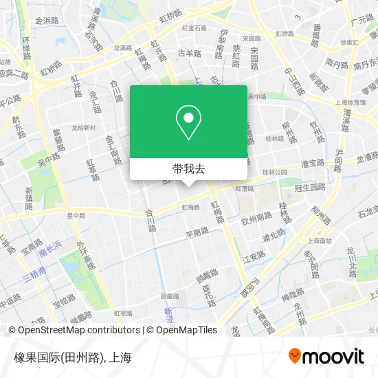 橡果国际(田州路)地图