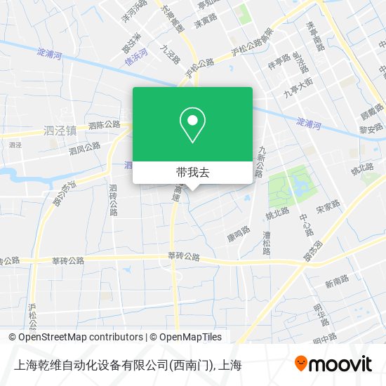 上海乾维自动化设备有限公司(西南门)地图