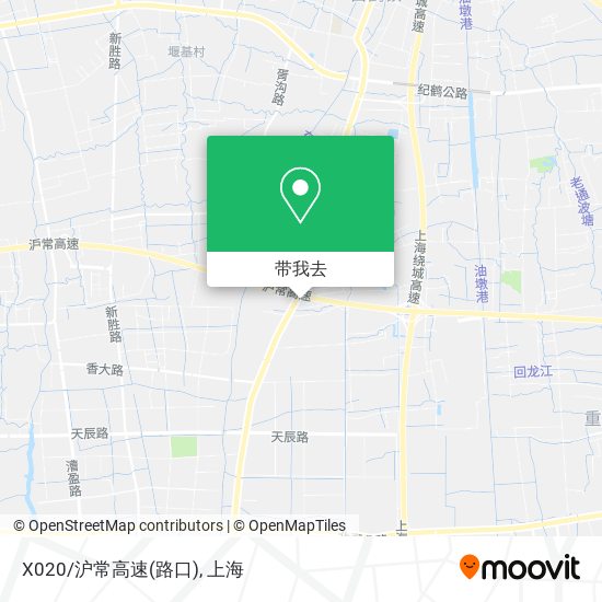 X020/沪常高速(路口)地图