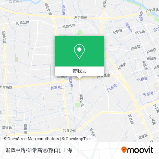 新凤中路/沪常高速(路口)地图