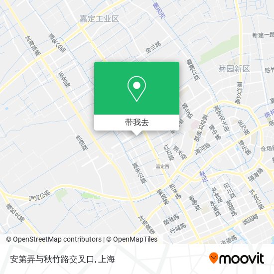 安第弄与秋竹路交叉口地图