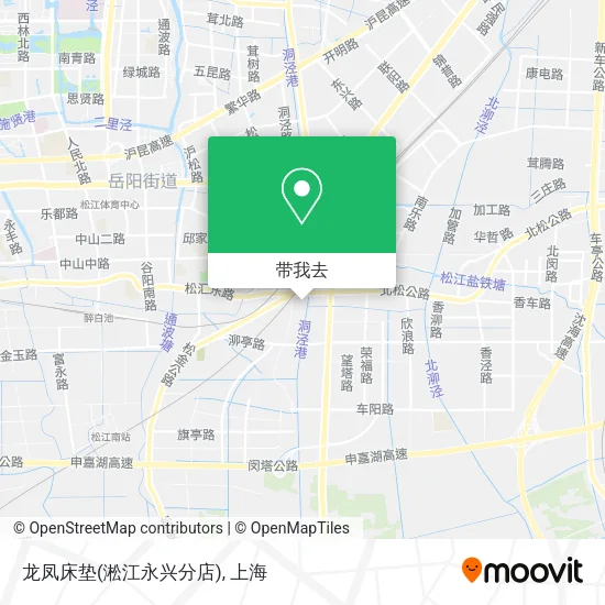 龙凤床垫(淞江永兴分店)地图