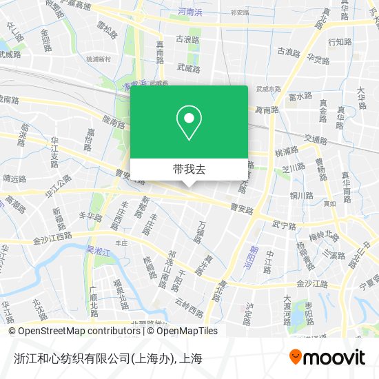 浙江和心纺织有限公司(上海办)地图