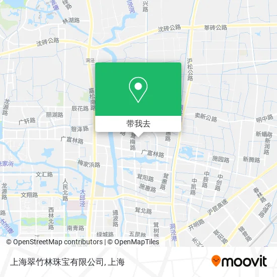 上海翠竹林珠宝有限公司地图