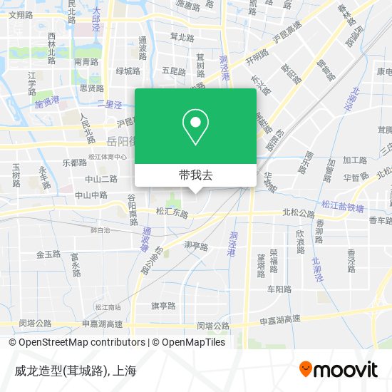 威龙造型(茸城路)地图