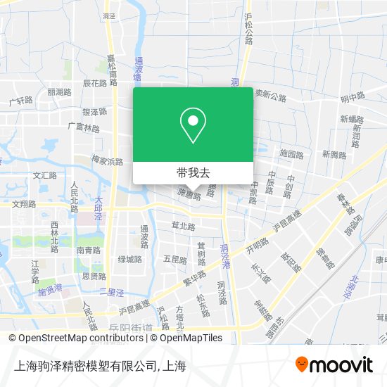 上海驹泽精密模塑有限公司地图