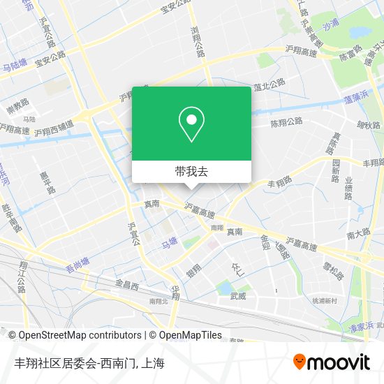 丰翔社区居委会-西南门地图