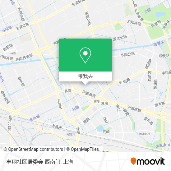 丰翔社区居委会-西南门地图