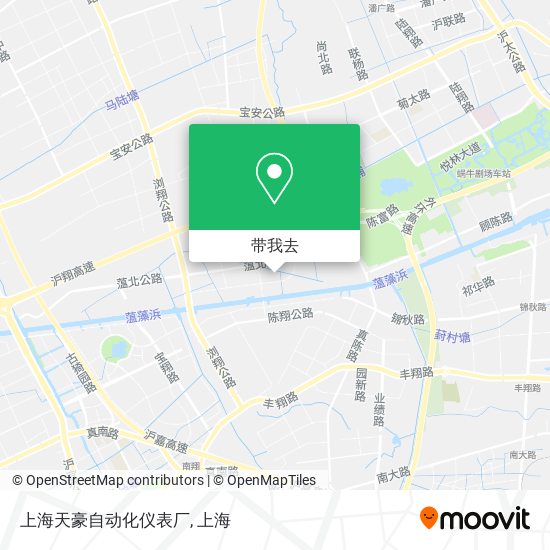 上海天豪自动化仪表厂地图