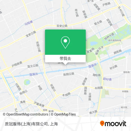 质冠服饰(上海)有限公司地图