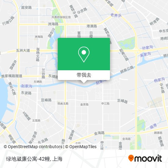 绿地崴廉公寓-42幢地图