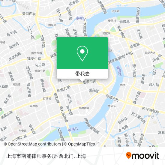 上海市南浦律师事务所-西北门地图
