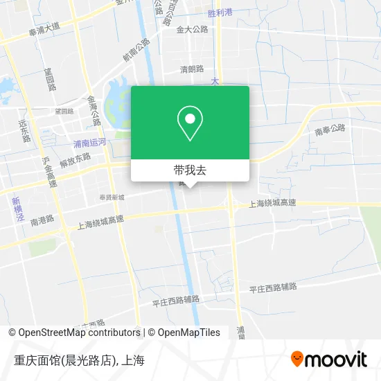 重庆面馆(晨光路店)地图