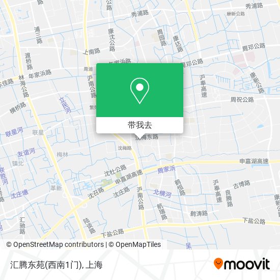 汇腾东苑(西南1门)地图