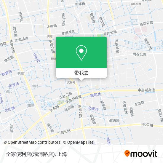 全家便利店(瑞浦路店)地图