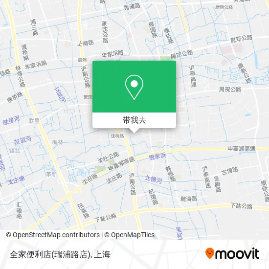 全家便利店(瑞浦路店)地图