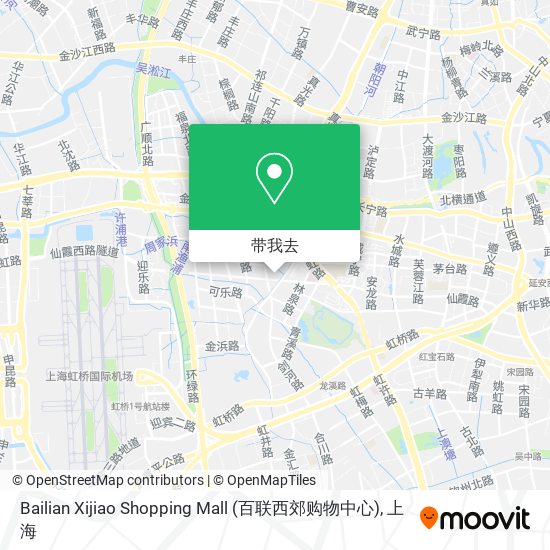 Bailian Xijiao Shopping Mall (百联西郊购物中心)地图