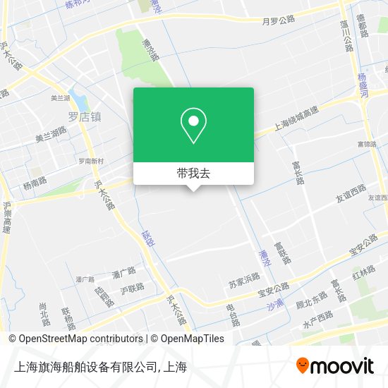 上海旗海船舶设备有限公司地图