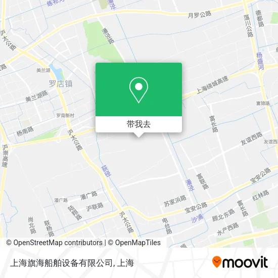 上海旗海船舶设备有限公司地图