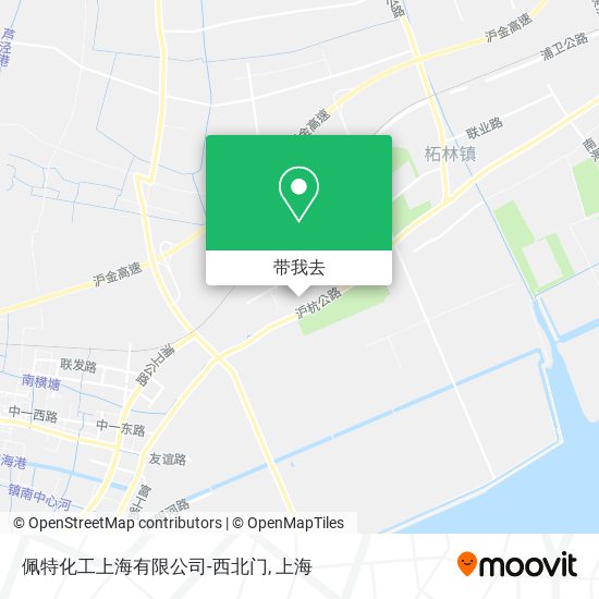 佩特化工上海有限公司-西北门地图