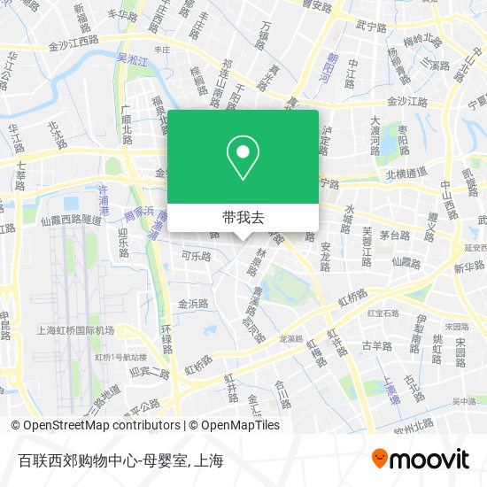 百联西郊购物中心-母婴室地图