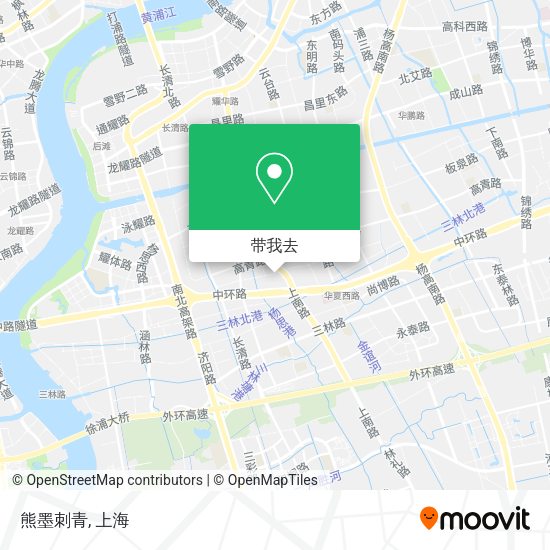 熊墨刺青地图