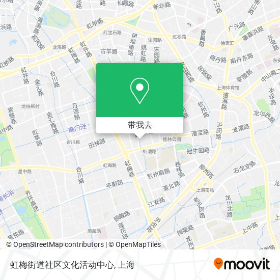 虹梅街道社区文化活动中心地图