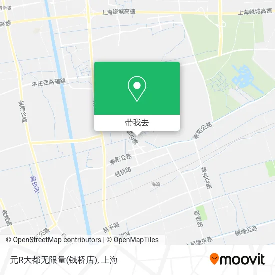 元R大都无限量(钱桥店)地图