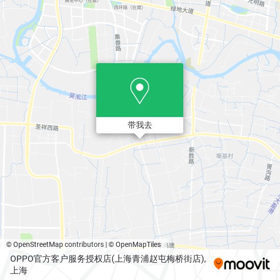OPPO官方客户服务授权店(上海青浦赵屯梅桥街店)地图