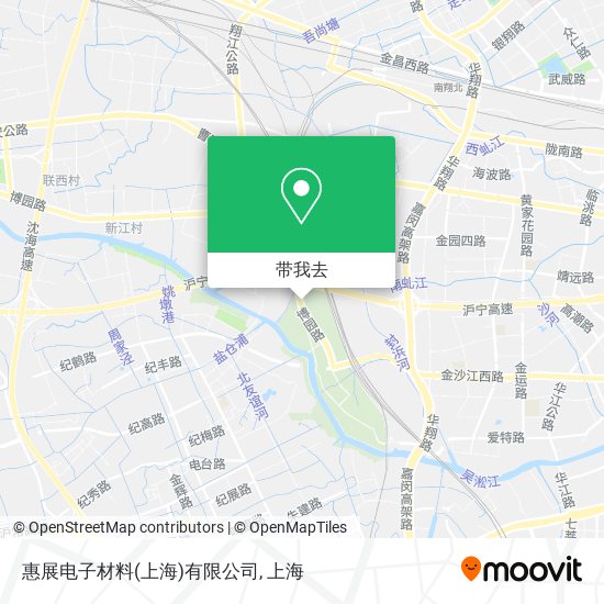 惠展电子材料(上海)有限公司地图