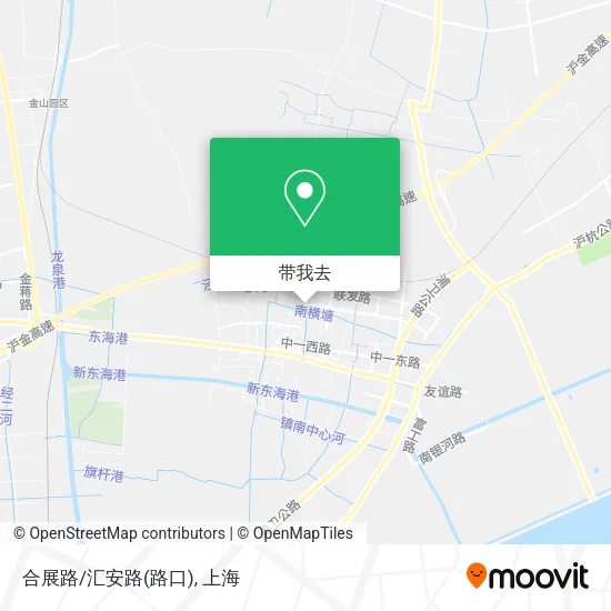 合展路/汇安路(路口)地图