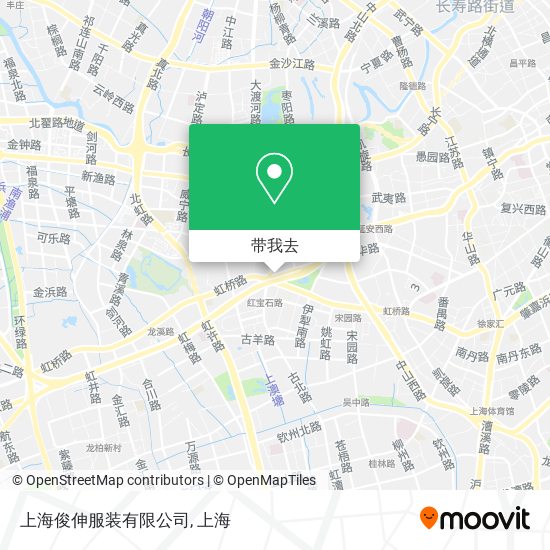 上海俊伸服装有限公司地图