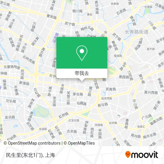 民生里(东北1门)地图