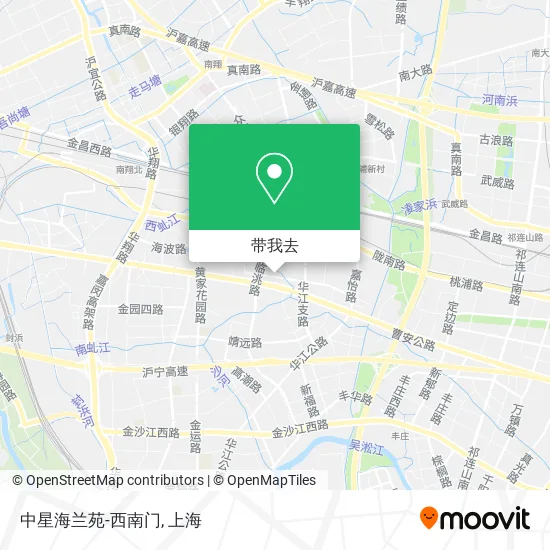 中星海兰苑-西南门地图