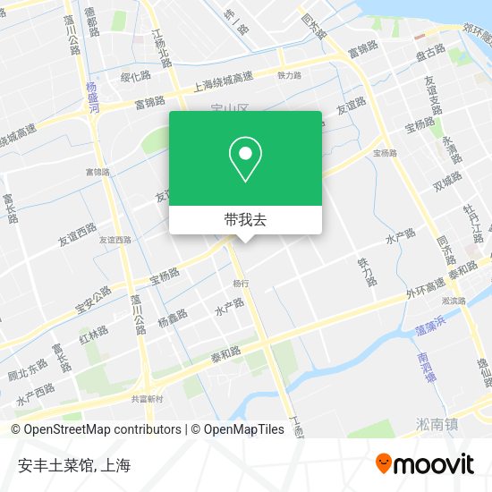 安丰土菜馆地图