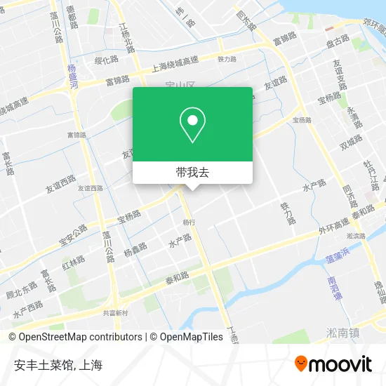 安丰土菜馆地图