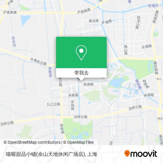 喵喔甜品小铺(佘山天地休闲广场店)地图