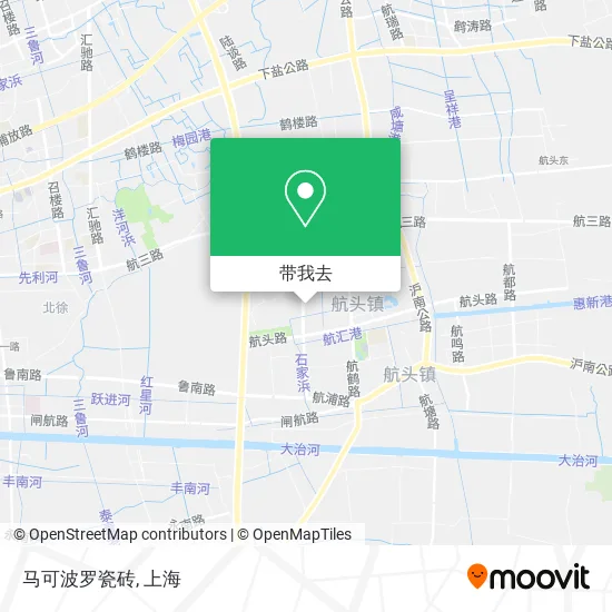 马可波罗瓷砖地图