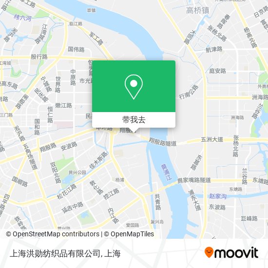 上海洪勋纺织品有限公司地图