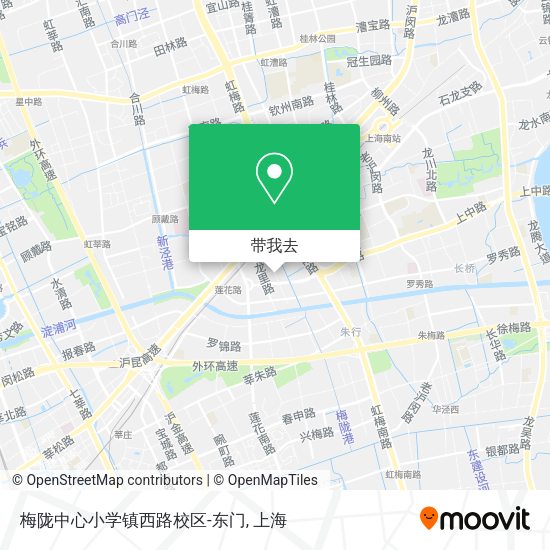 梅陇中心小学镇西路校区-东门地图