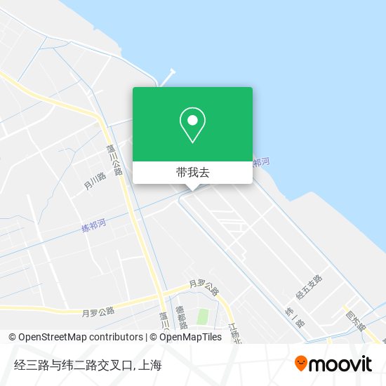 经三路与纬二路交叉口地图