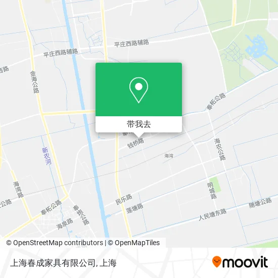 上海春成家具有限公司地图