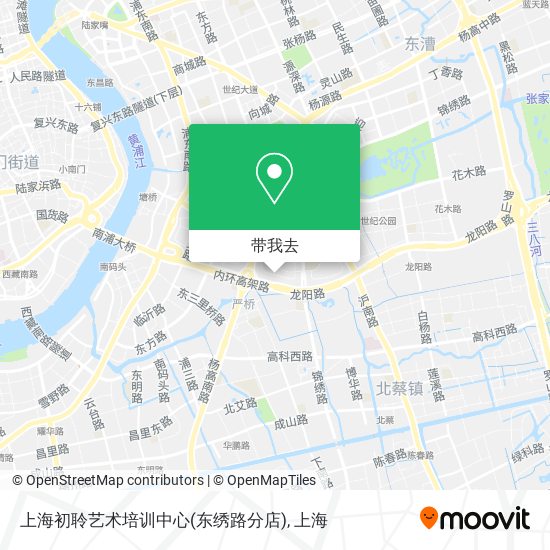 上海初聆艺术培训中心(东绣路分店)地图