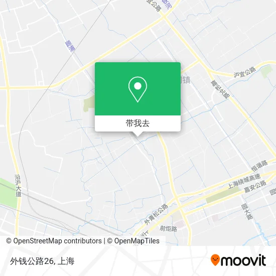 外钱公路26地图